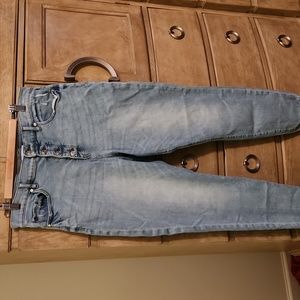 Loft size 14 mildly distressed jeans